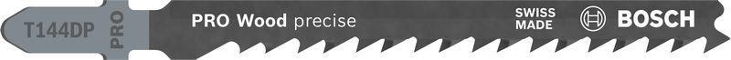 PRO Wood precise T144DP Stichsägeblatt, 100 mm, 5-tlg.