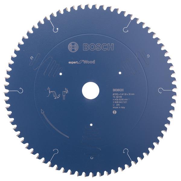 EXPERT Wood Kreissägeblatt, 305x2,4/1,8x30 mm, Z72