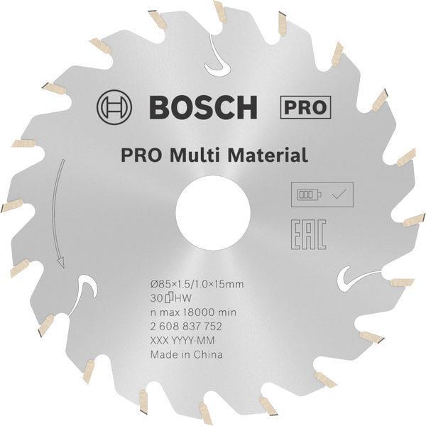 PRO Multi Material cordless Kreissägeblatt 85 x 1,5 x 15 mm