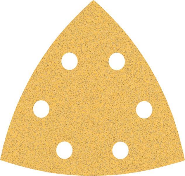 EXPERT C470 Schleifpapier für Deltaschleifer, 93 mm, K 80, 5 Stück