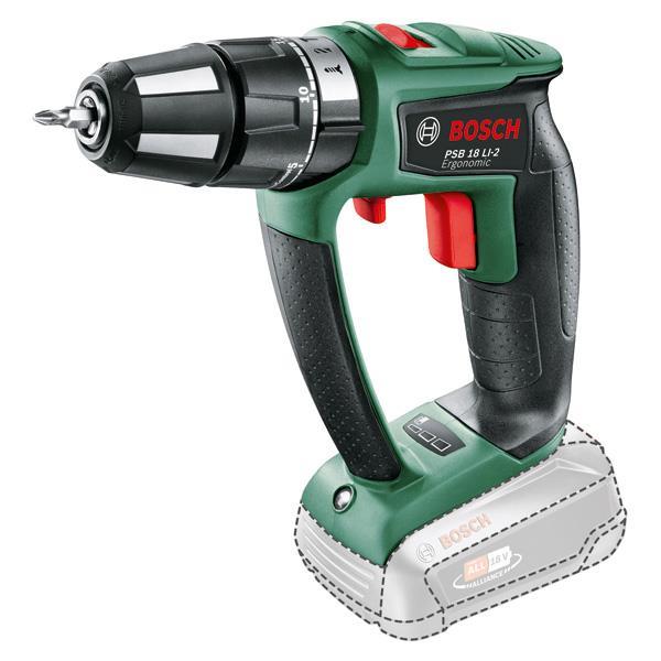 BOSCH Akku-Schlagbohrmaschine PSB 18 LI-2 Ergonomic