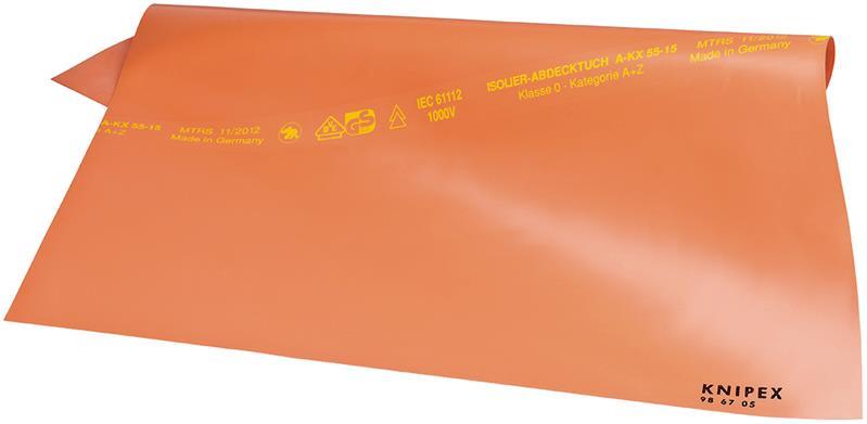 KNIPEX 98 67 15 Abdecktuch aus Gummi 10000 mm