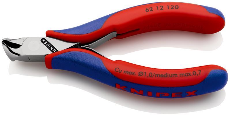 Elektronik-Schrägschneider L.120mm Facette nein pol.KNIPEX