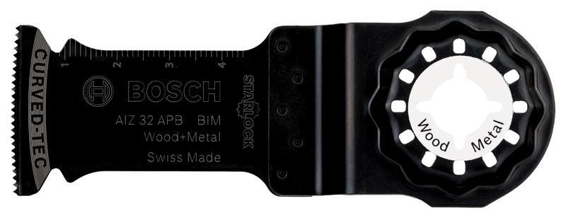 BOSCH BIM Tauchsägeblatt AIZ 32 APB, Wood and Metal, 50 x 32 mm, 5er-Pack