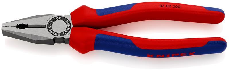 Kombizange L.200mm pol.Mehrkomp.-Hülle KNIPEX