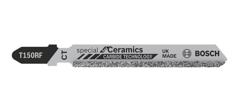 BOSCH Stichsägeblatt T 150 RF Special for Ceramics, 3er-Pack